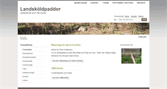 Desktop Screenshot of landskoldpaddor.se