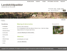 Tablet Screenshot of landskoldpaddor.se